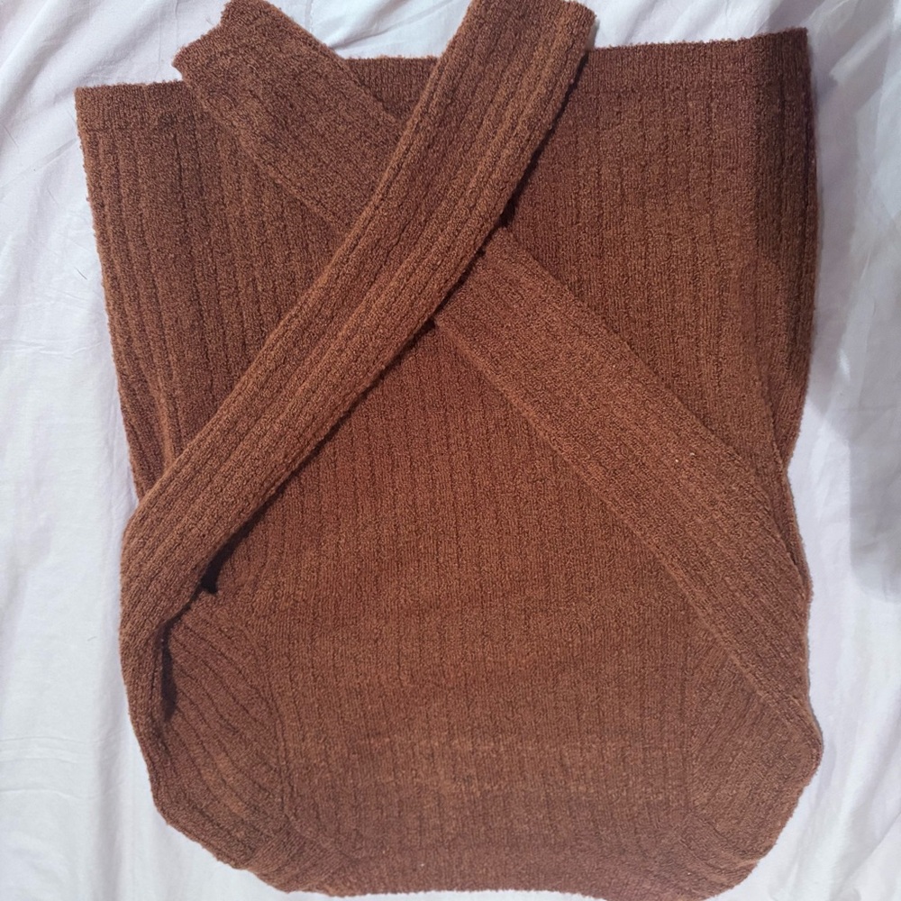 Madewell Cardigan like new! Size: XXS color: Camel Brown